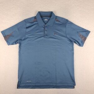 Under Armour Polo Shirt Mens Large‎ Blue Slate Performance Coldgear Golf